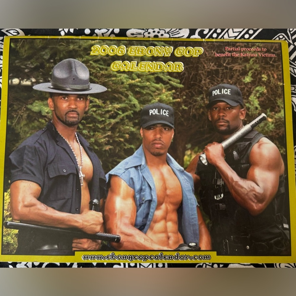 RARE 2006 Ebony Cop Calendar Mint Condition